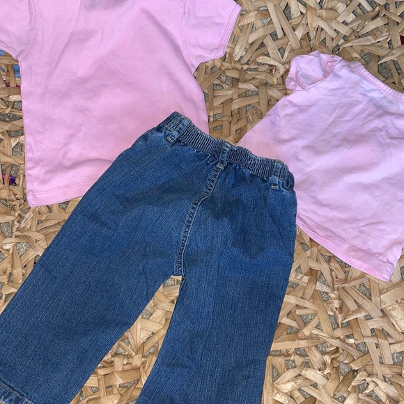 12-18 Month Baby Gap Jeans and 2-Short Sleeve Tee Bundle - Picture 4 of 4